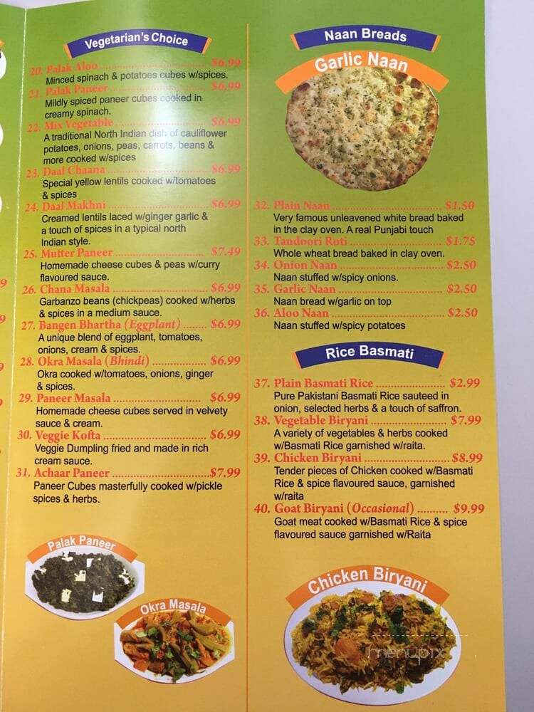 Shan - Santa Clara, CA menu_pic