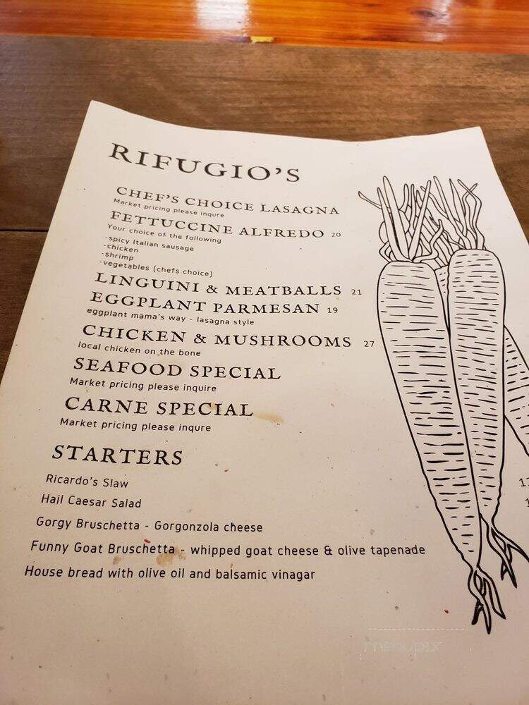 IL Caffe Rifugio - Deming, WA menu_pic