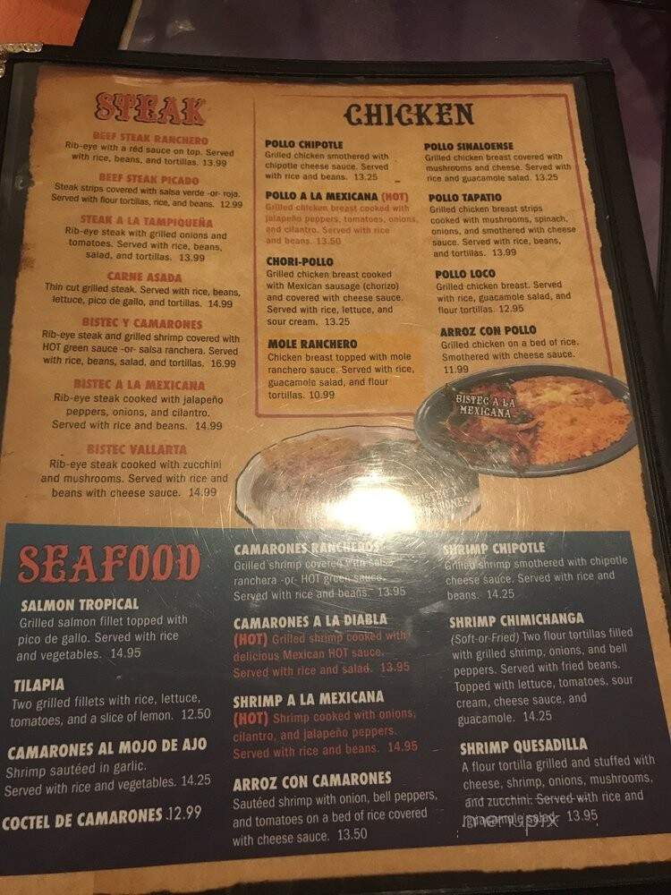 Habaneros Mexican Grill - Oviedo, FL menu_pic