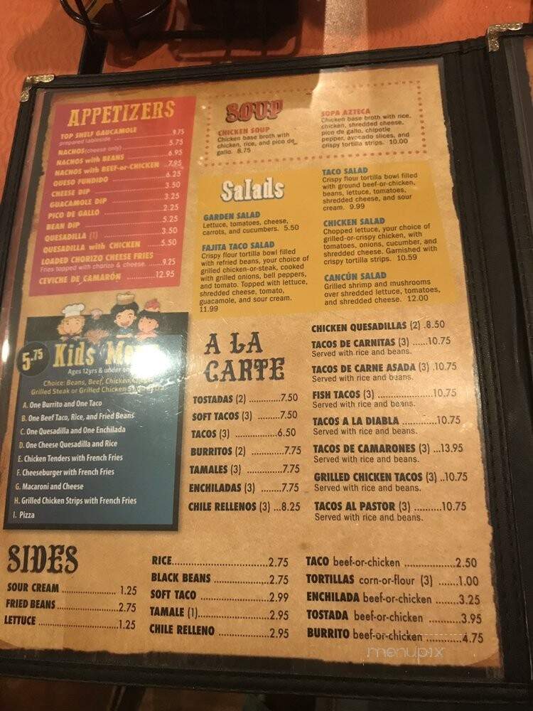 Habaneros Mexican Grill - Oviedo, FL menu_pic
