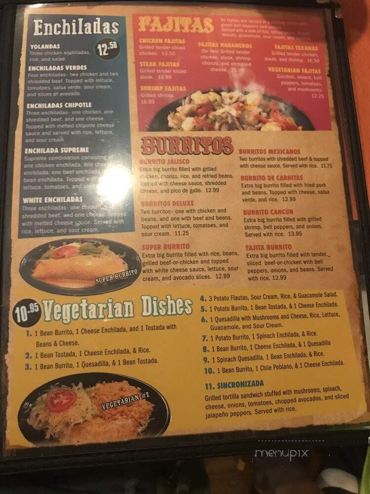 Habaneros Mexican Grill - Oviedo, FL menu_pic