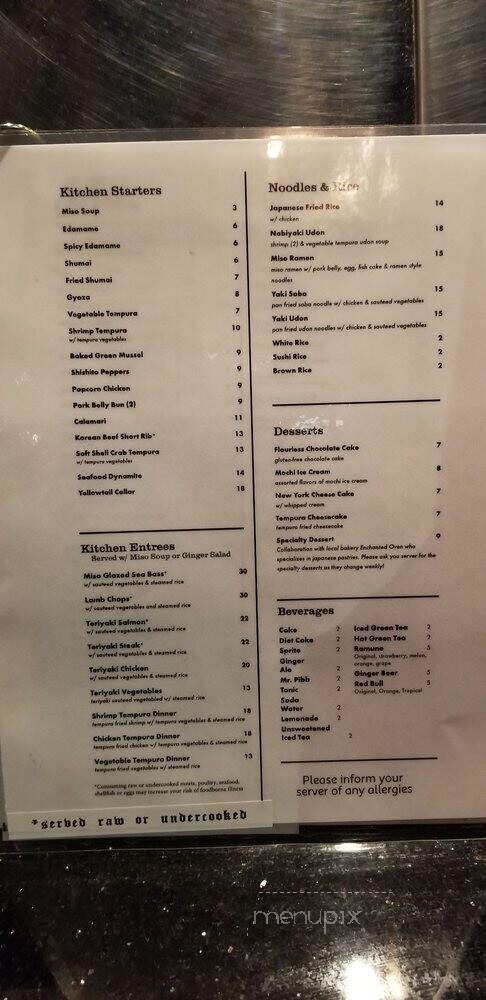Go Fish - Denver, CO menu_pic