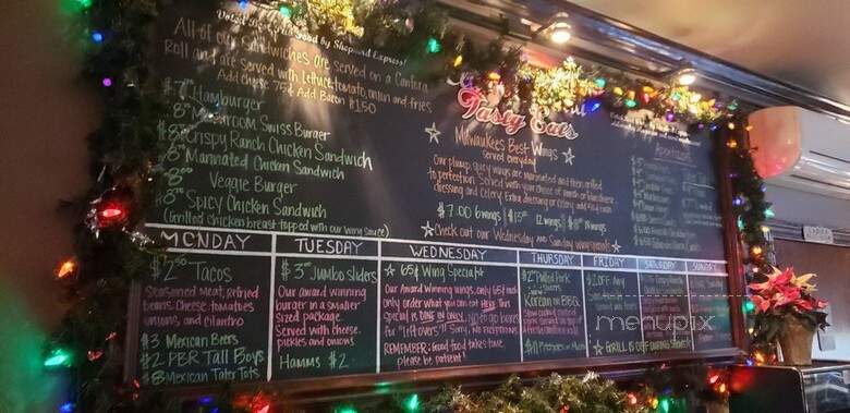 Club Garibaldi - Milwaukee, WI menu_pic