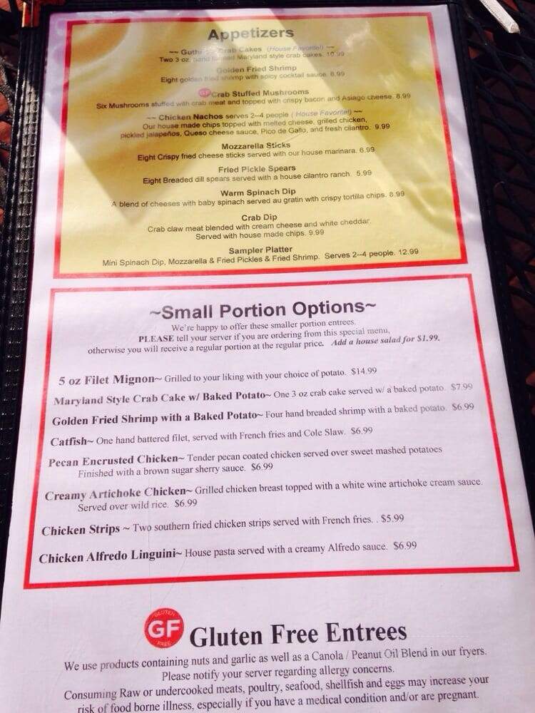 Lakeview Restaurant - Somerset, KY menu_pic