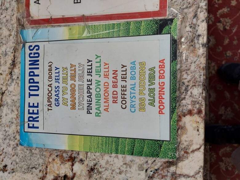 Ten Ren Tea Co. - Seattle, WA menu_pic