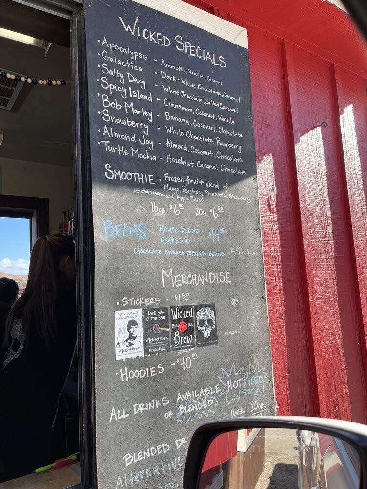 Wicked Brew - Moab, UT menu_pic