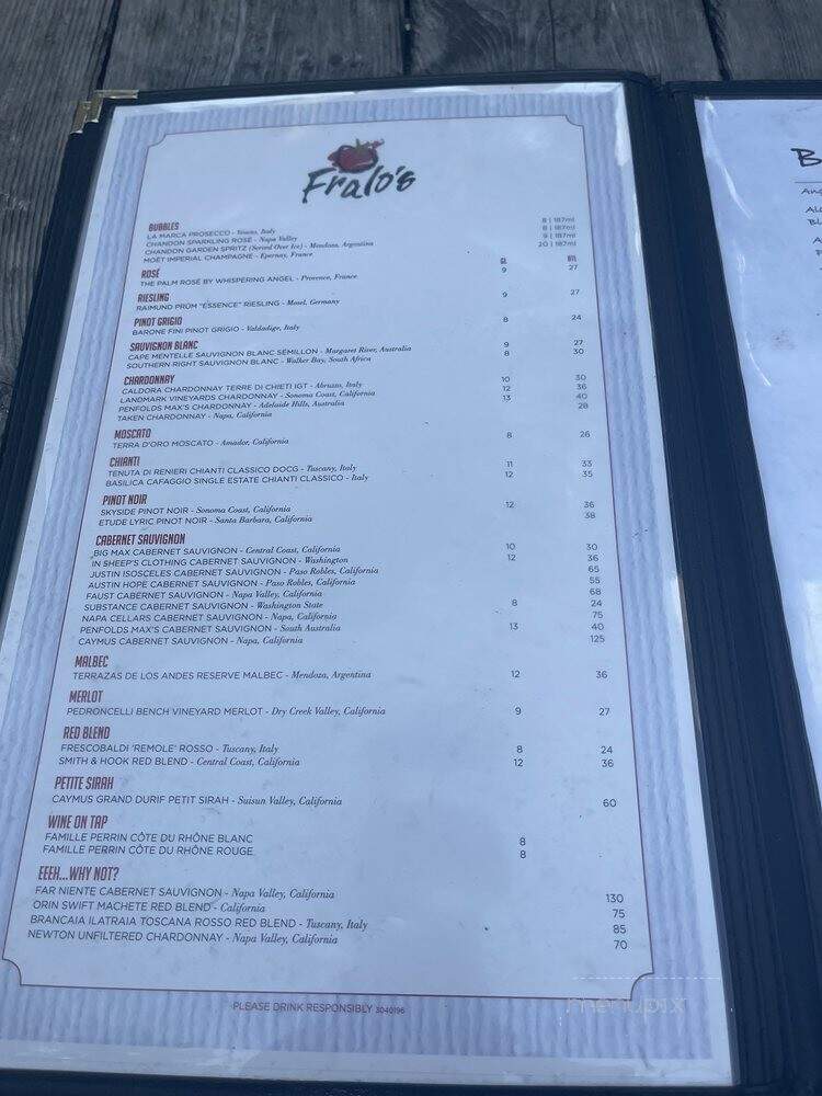 Franks Art of Pizza - San Antonio, TX menu_pic