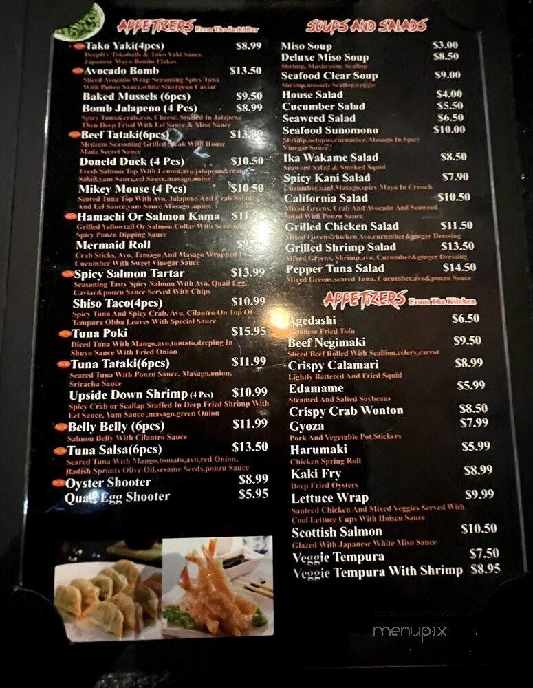 Fuji Sushi - Centerville, UT menu_pic