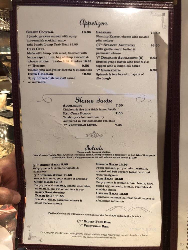 Nick & Jimmy's Restaurant & Bar - Albuquerque, NM menu_pic