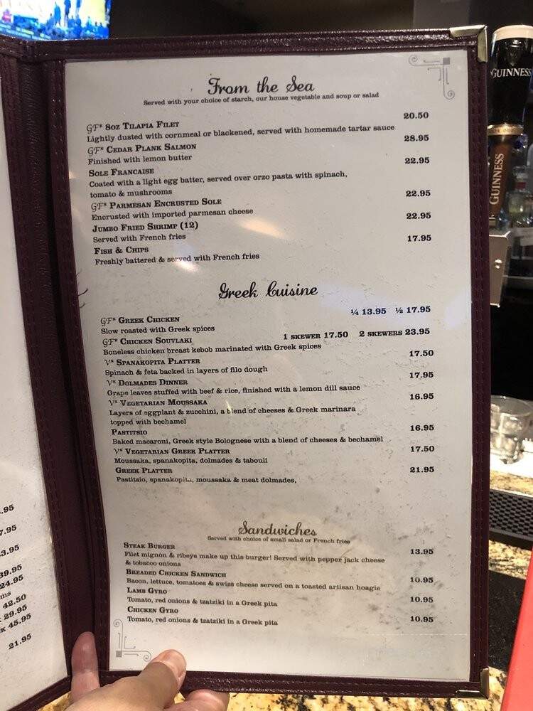 Nick & Jimmy's Restaurant & Bar - Albuquerque, NM menu_pic