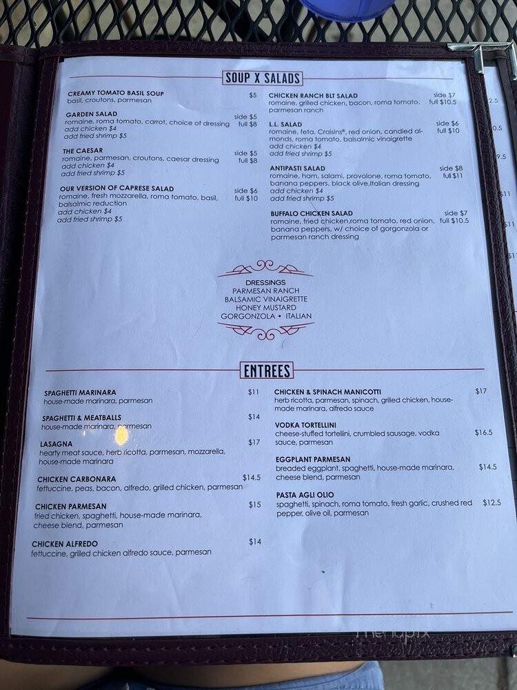 Padrino - Milford, OH menu_pic