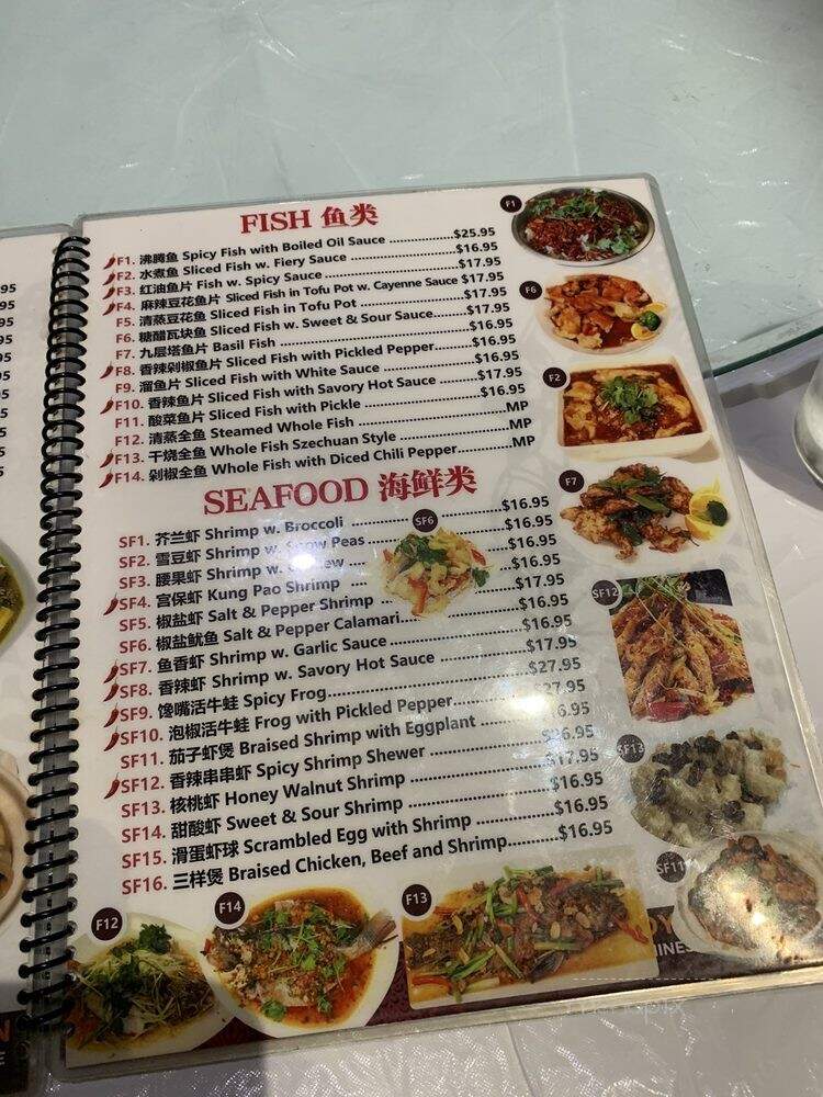 Royal Sichuan - Richardson, TX menu_pic