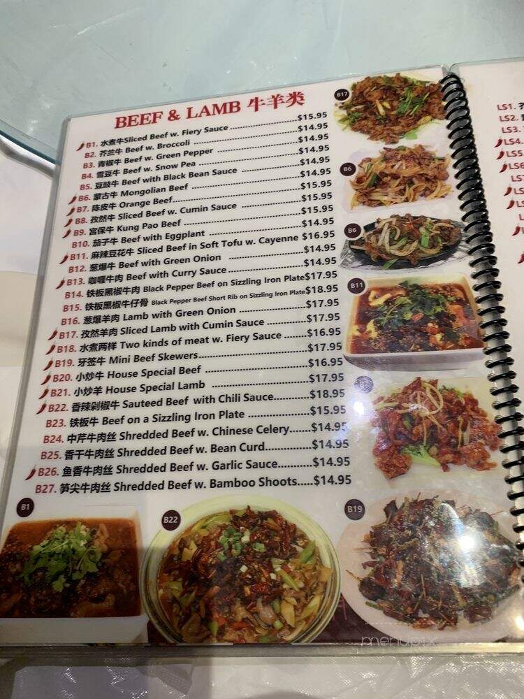 Royal Sichuan - Richardson, TX menu_pic