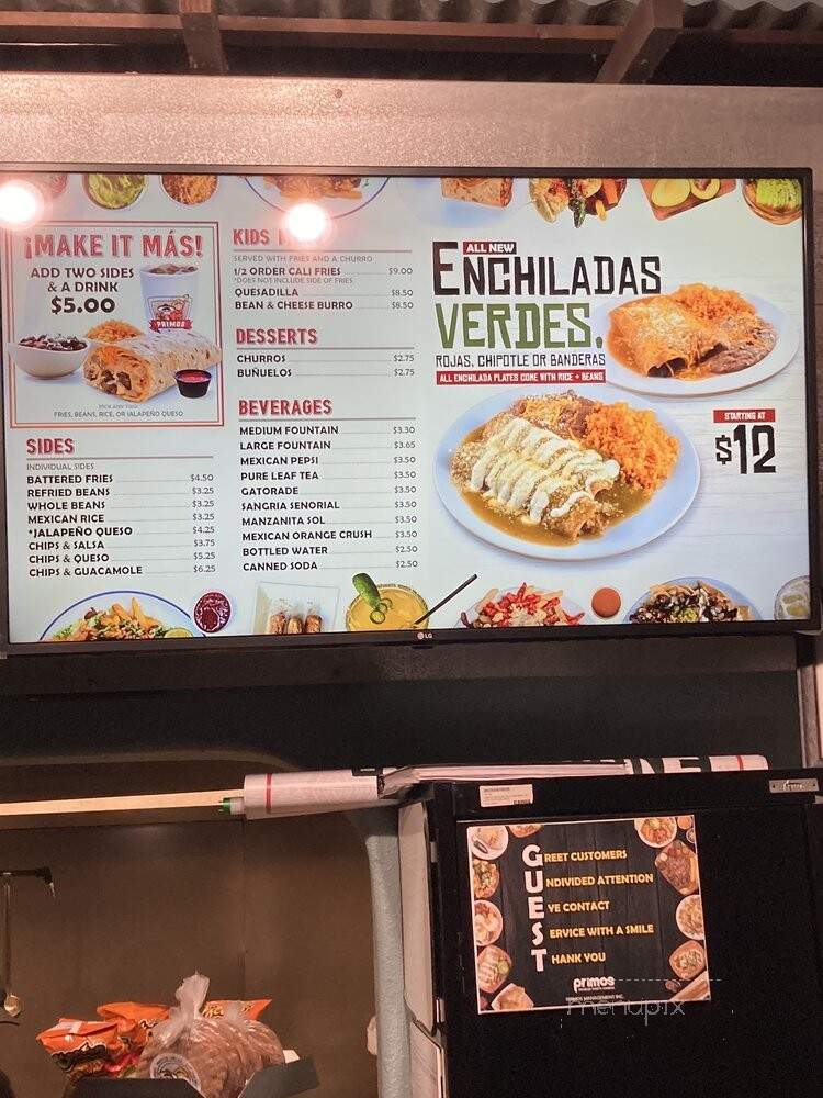 Los Primos Mexican Food - Carlsbad, CA menu_pic