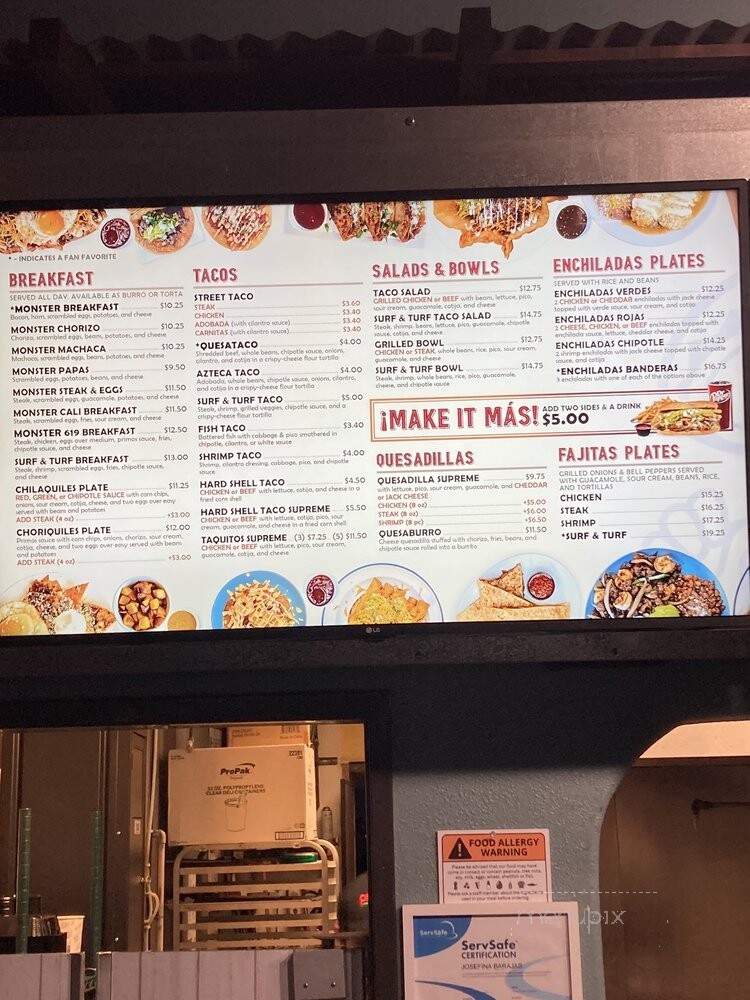 Los Primos Mexican Food - Carlsbad, CA menu_pic