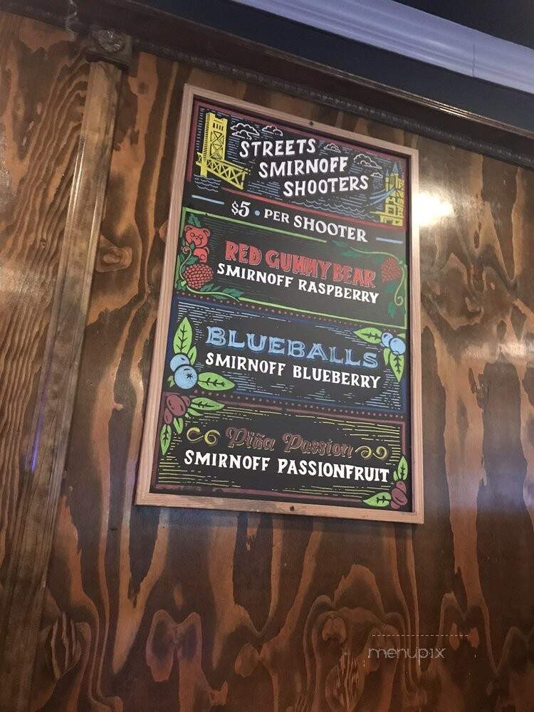 Streets of London Pub - Sacramento, CA menu_pic