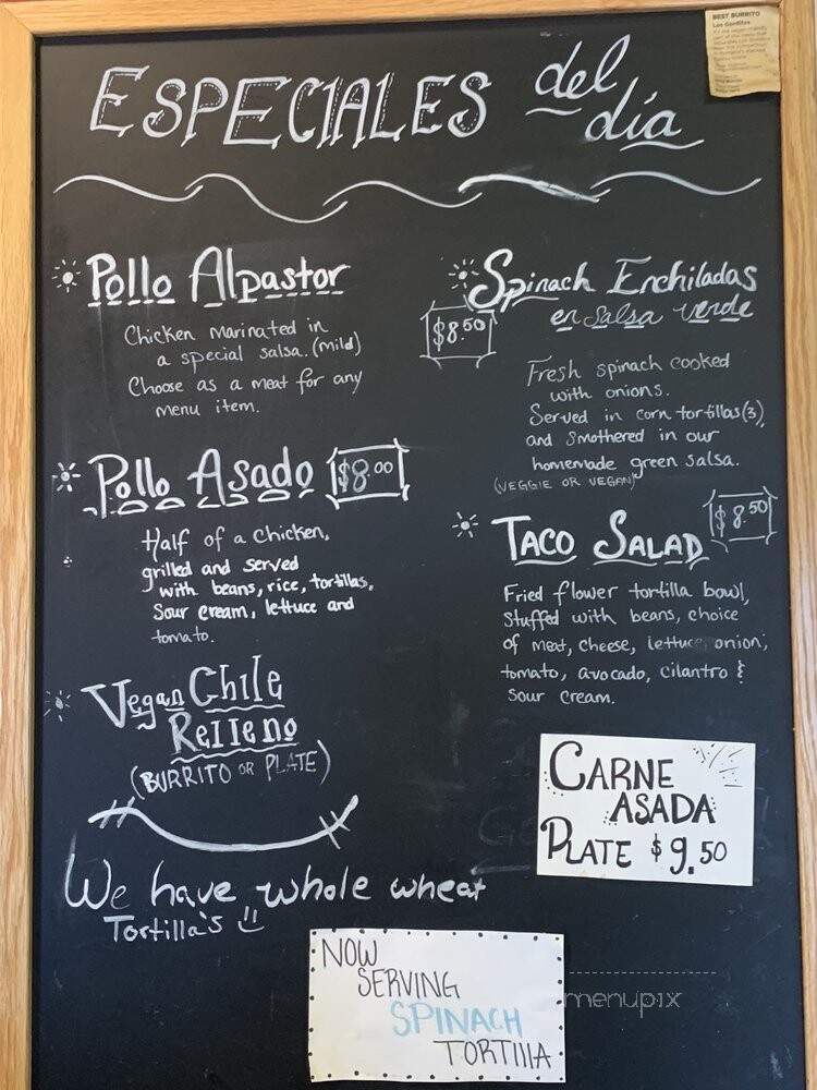 Taqueira Los Gorditos - Portland, OR menu_pic