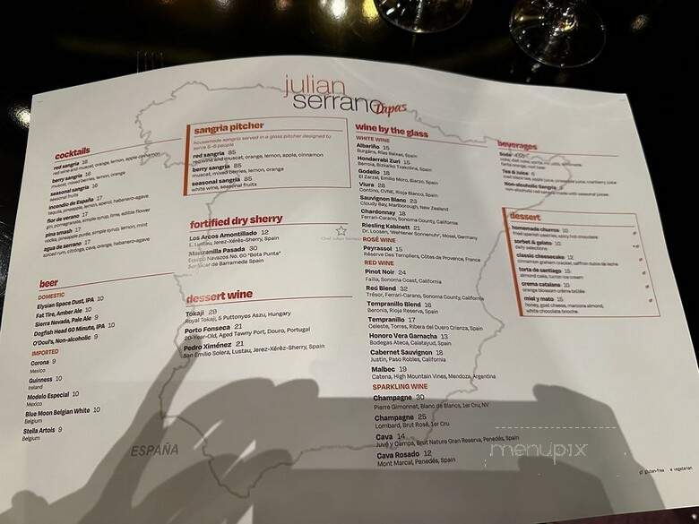 Julian Serrano - Las Vegas, NV menu_pic