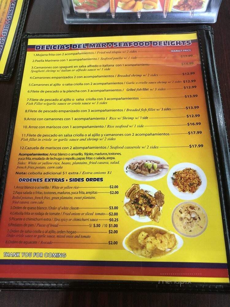 Mi bandera - Tampa, FL menu_pic