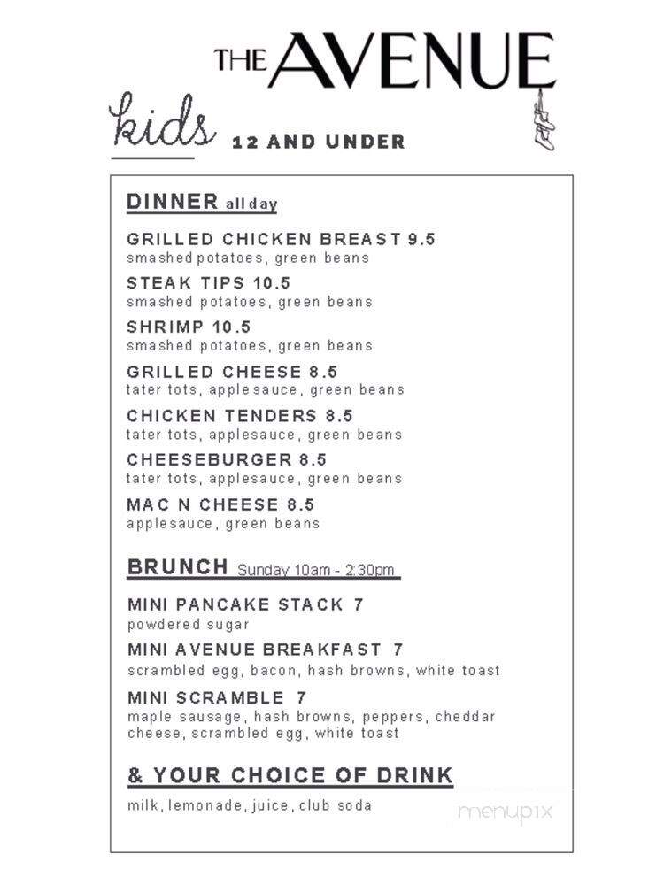Chevy Chase Lounge - Washington, DC menu_pic