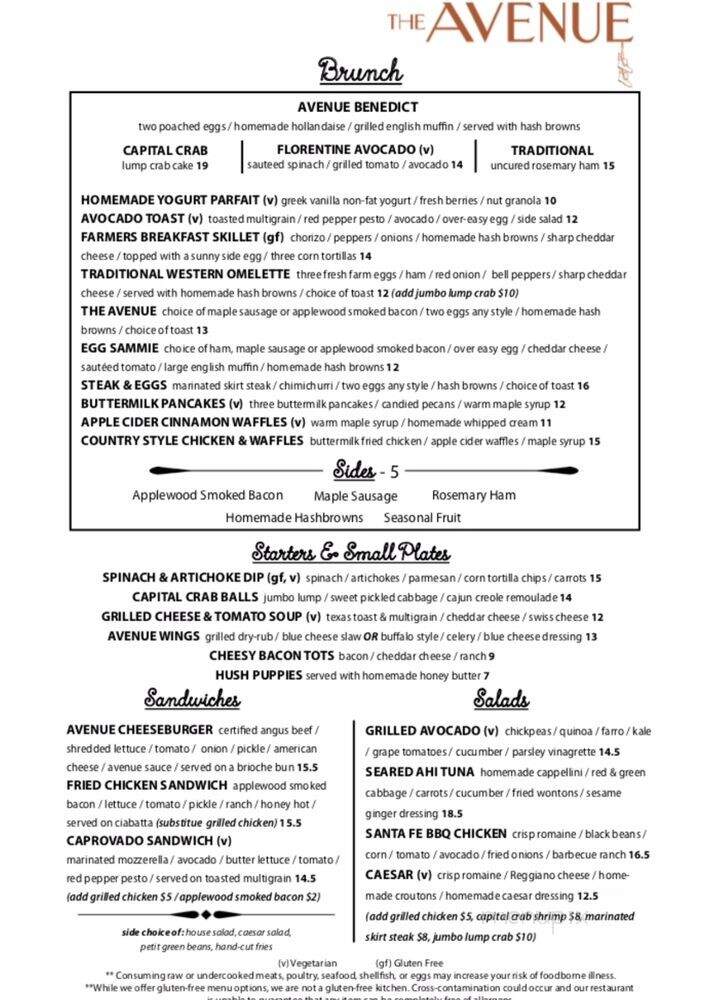 Chevy Chase Lounge - Washington, DC menu_pic