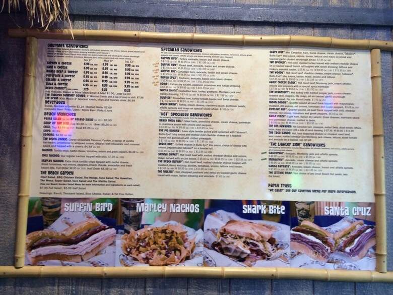 Beach Hut Deli - South Lake Tahoe, CA menu_pic