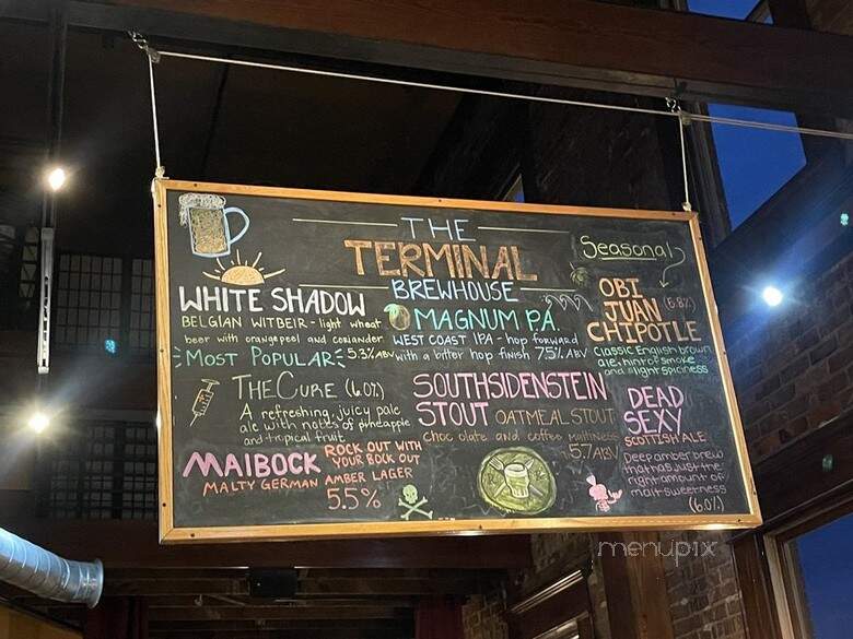 The Terminal Brewhouse - Chattanooga, TN menu_pic