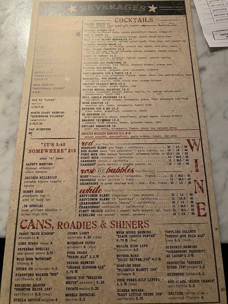 Culinary Dropout - Scottsdale, AZ