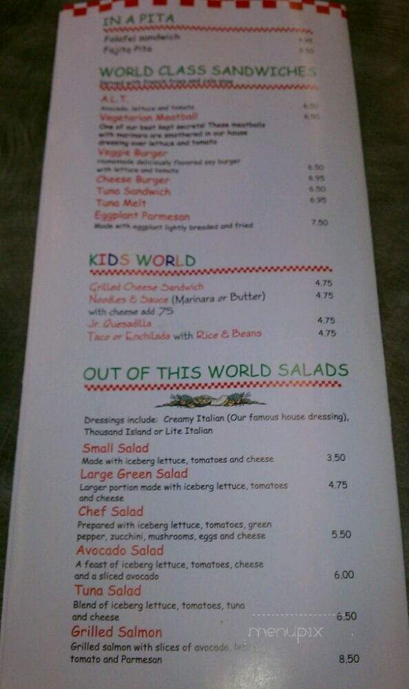 Pizza Delight - Los Angeles, CA menu_pic