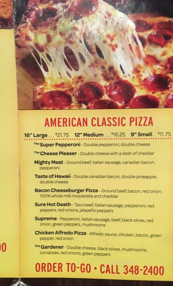 Bluecat Inn - Huntley, MT menu_pic