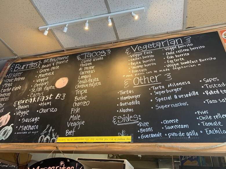 Santo Domingo Taqueria - Portland, OR menu_pic