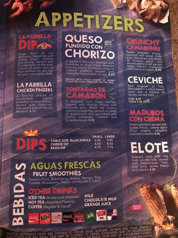 La Parrilla - Dothan, AL menu_pic