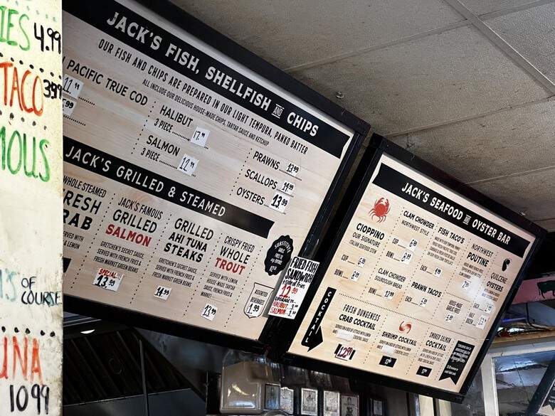 Jack's Fish Spot - Seattle, WA menu_pic