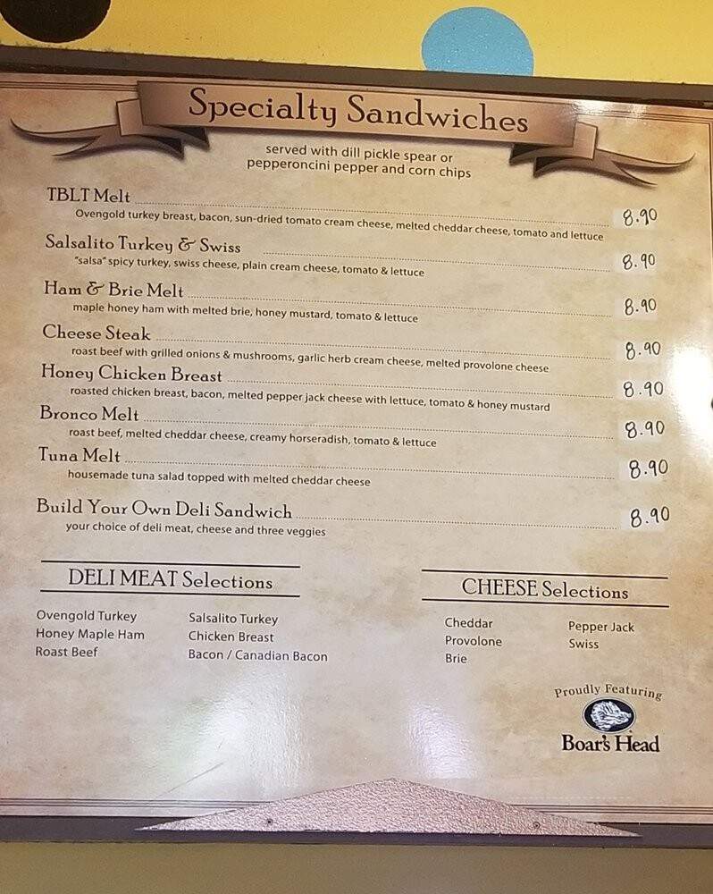 Alia's Bagels & Bakery & Coffee - Boise, ID menu_pic
