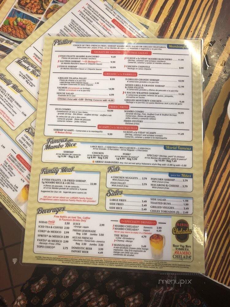 Mambo Seafood - Houston, TX menu_pic