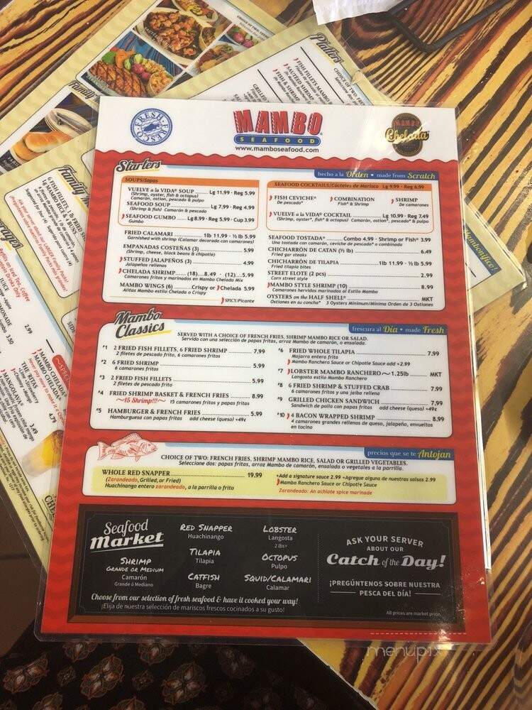 Mambo Seafood - Houston, TX menu_pic