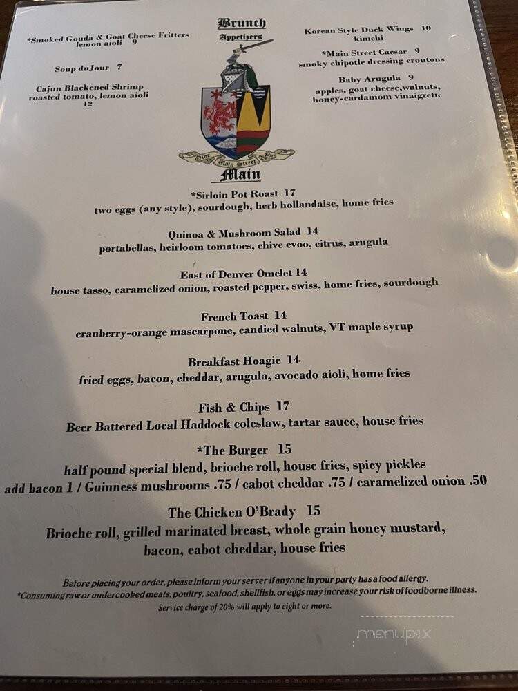 C J's Olde Main Pub - Saint Albans, WV menu_pic