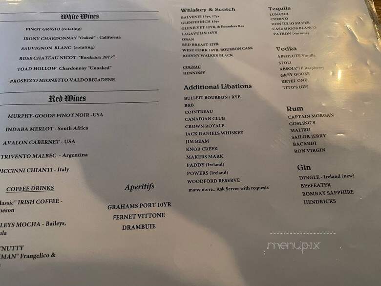 C J's Olde Main Pub - Saint Albans, WV menu_pic