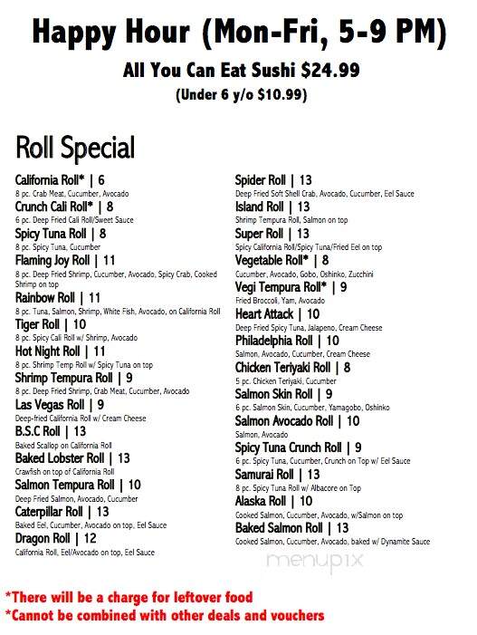 Zenmaru - Long Beach, CA menu_pic