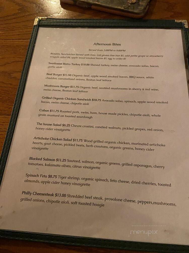 Murphy's Bar & Grill - Salt Lake City, UT menu_pic