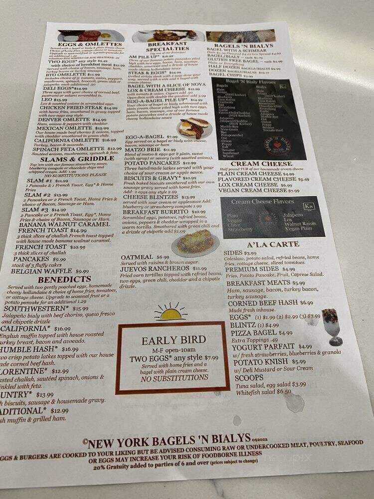 New York Bagels 'n Bialys - Scottsdale, AZ