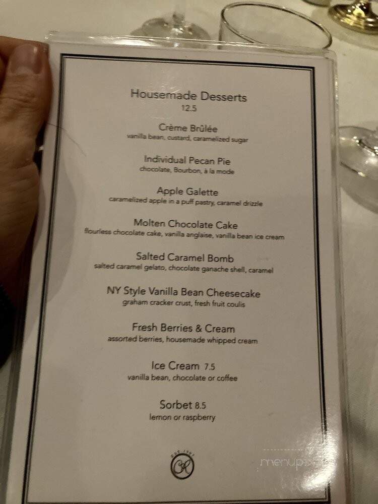 Chas Rothman's - East Norwich, NY menu_pic