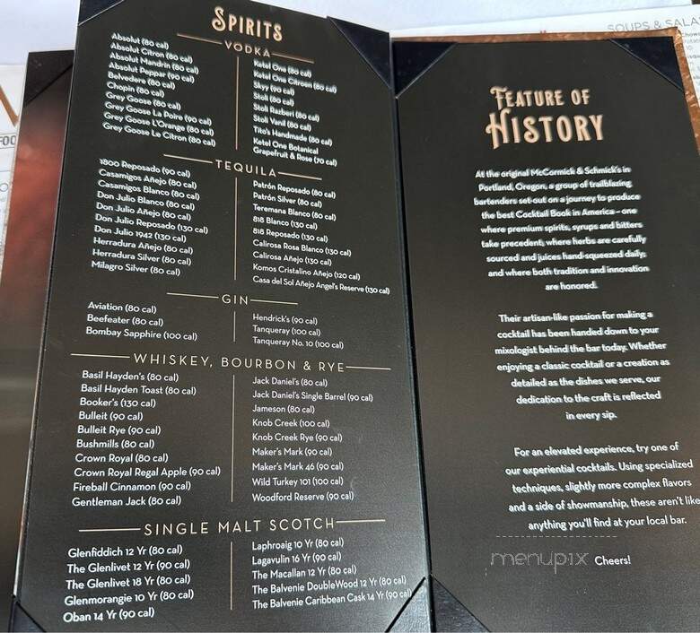 McCormick & Schmidt - Washington, DC menu_pic