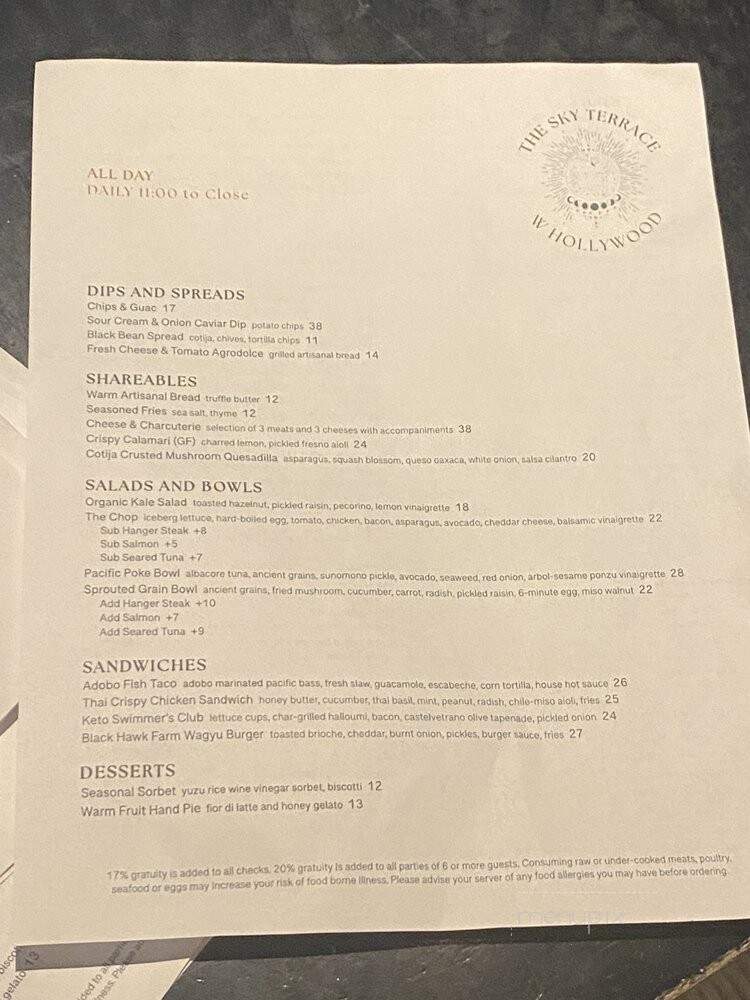 Delphine - Hollywood, CA menu_pic