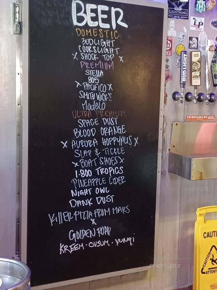 Killer Pizza From Mars - Oceanside, CA menu_pic
