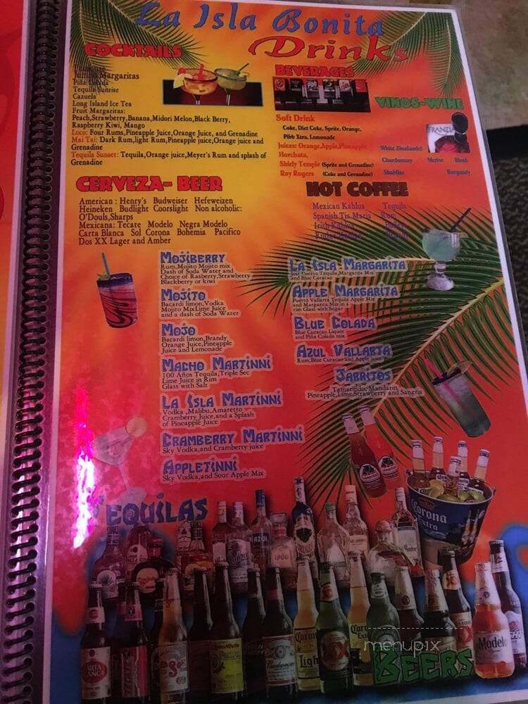 La Isla Bonita - Tualatin, OR menu_pic