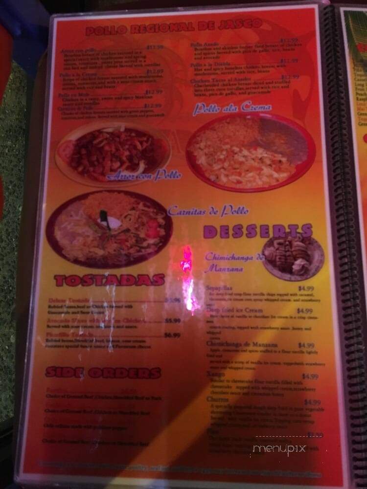 La Isla Bonita - Tualatin, OR menu_pic
