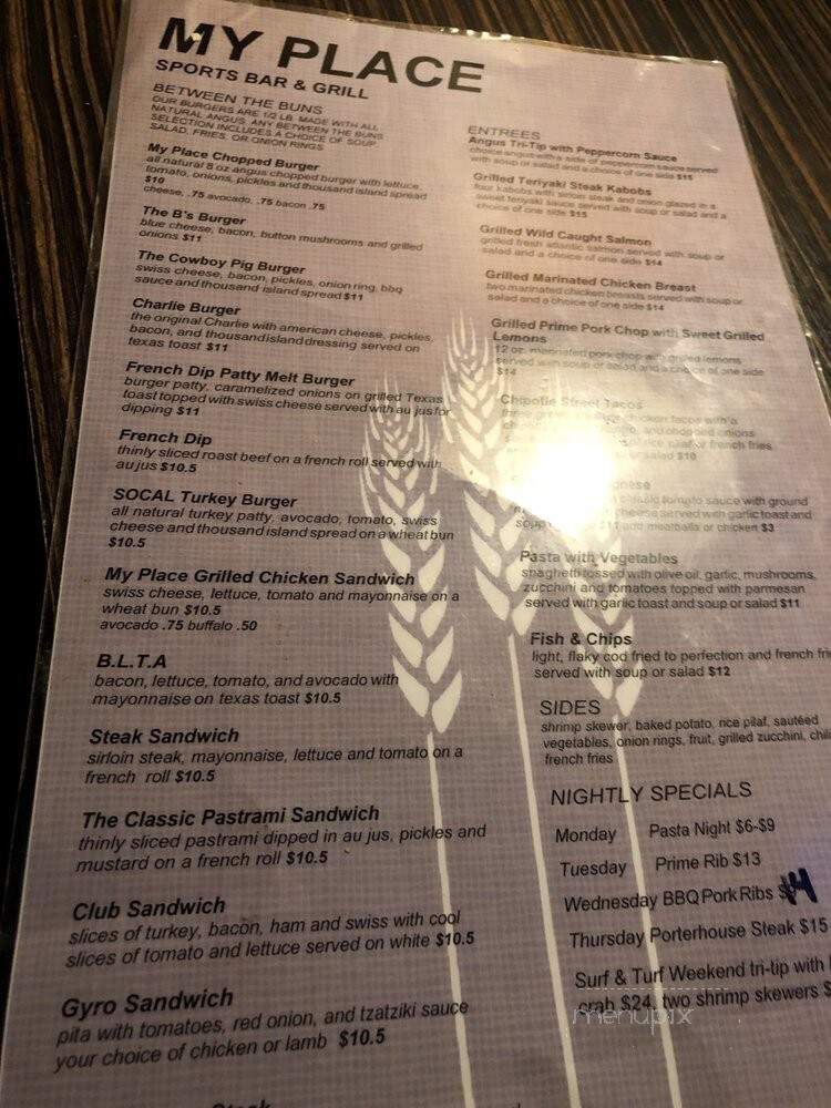 My Bakery - Huntington Beach, CA menu_pic