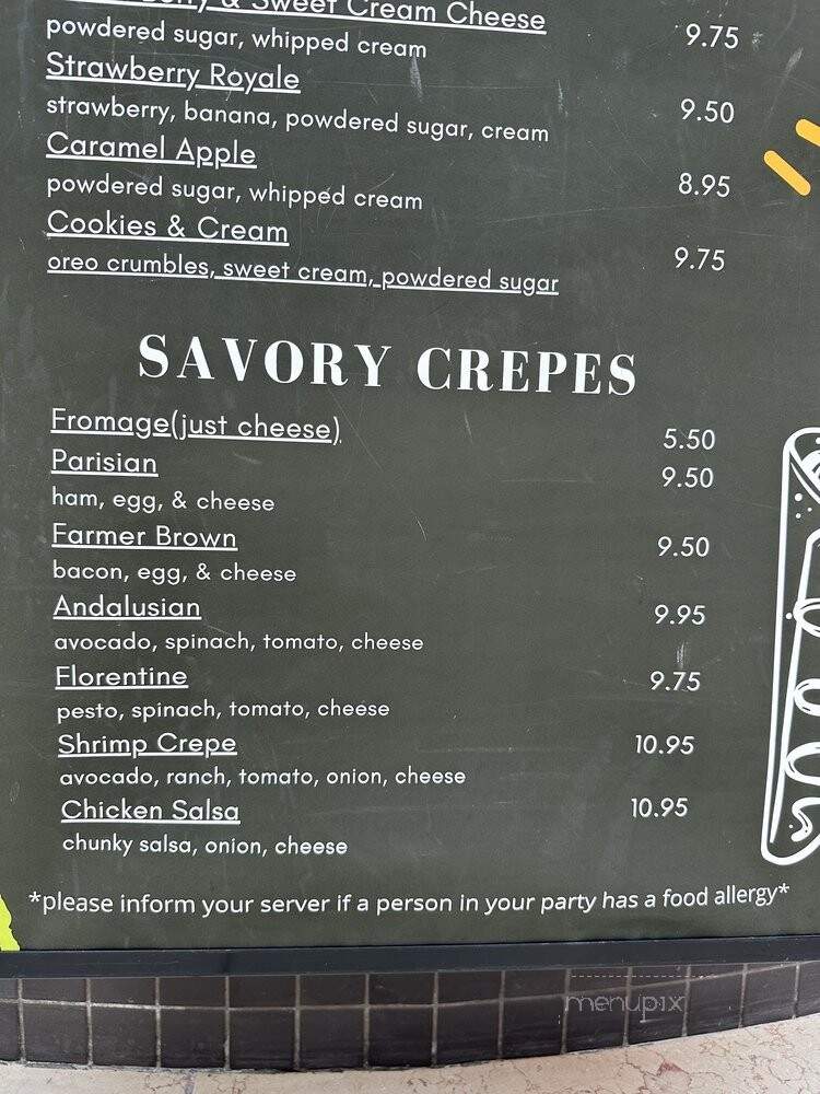 Melt GelatoCrepe - Natick, MA menu_pic