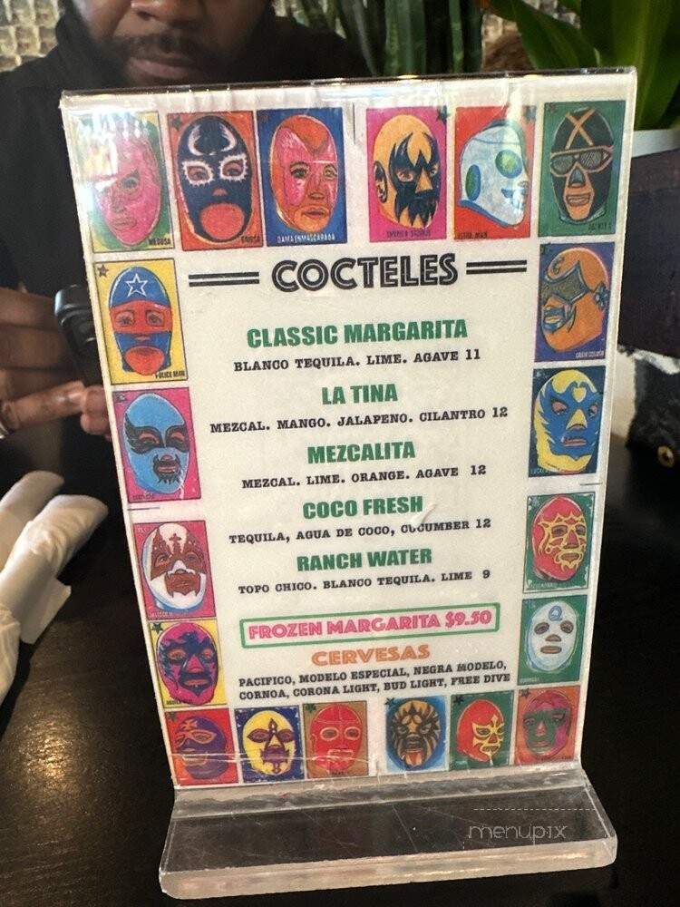 Urban Cantina - Tampa, FL menu_pic